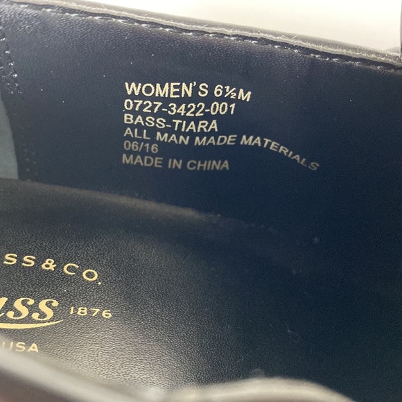 G.H. BASS & CO Bass-Tiare Black Ankle Bootie size 6-1/2 - Picture 8 of 12